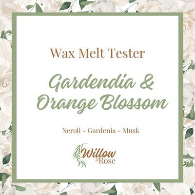 Gardenia and Orange Blossom Wax Melt Tester
