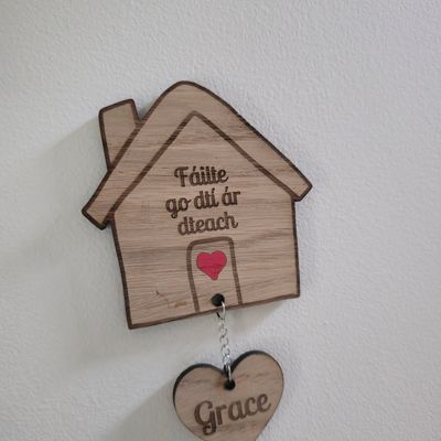 Wooden Family Hanging Sign