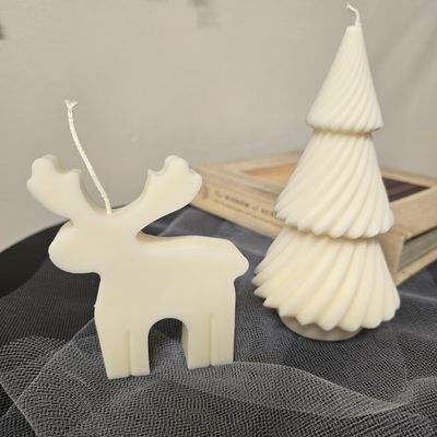 Large Reindeer Candle