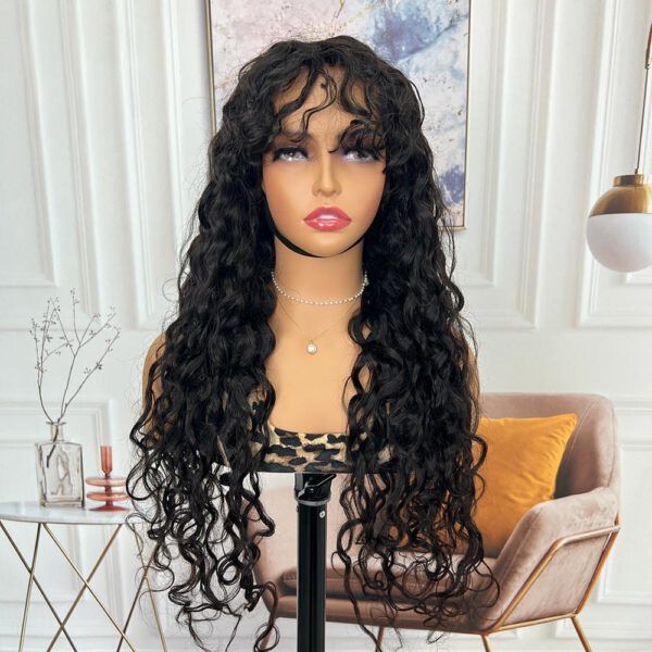 13×4 HD Lace Front Italian Curly 180% Density Virgin Hair