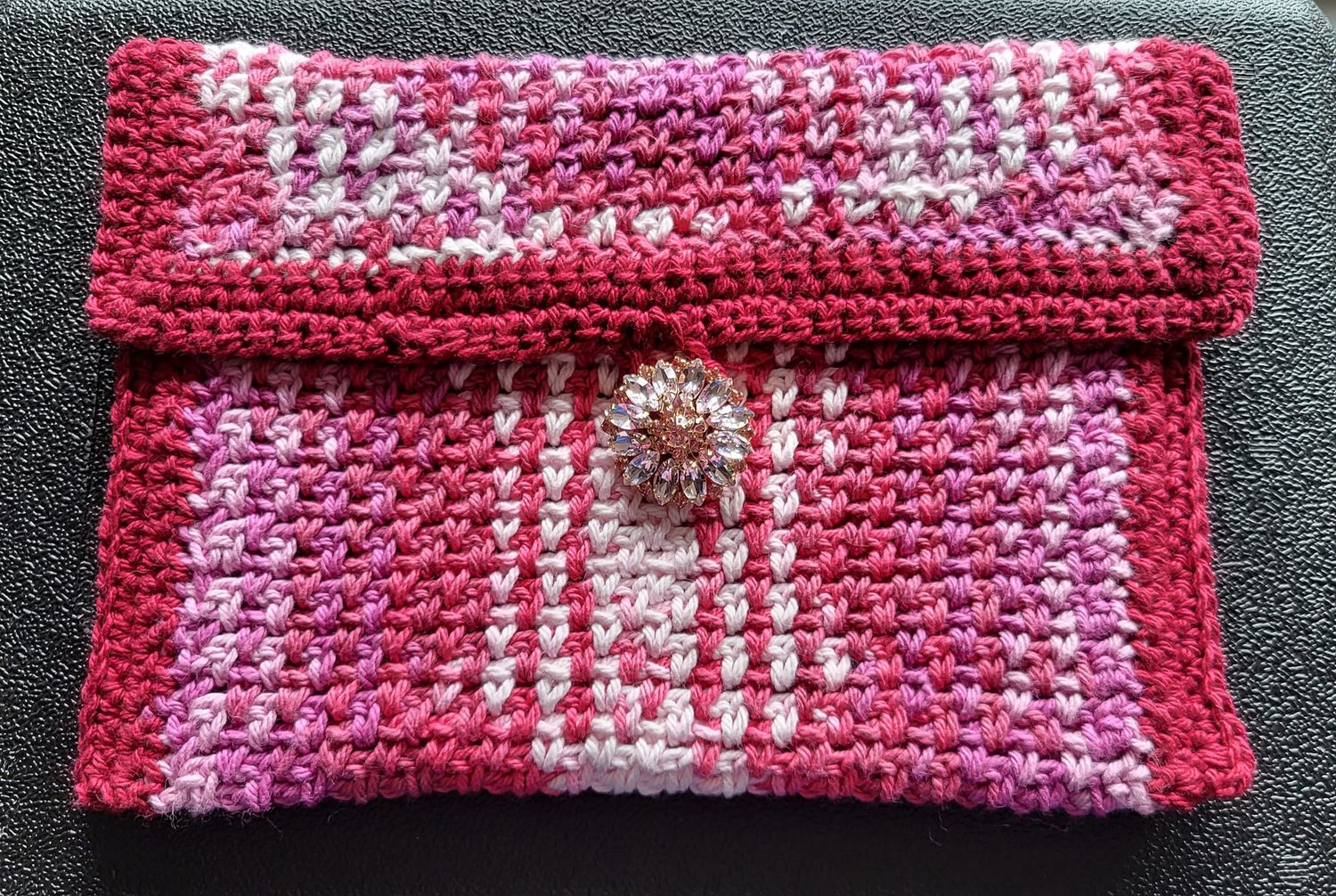 Red &amp; Pink Clutch