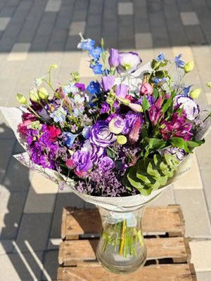 זר בצבעי חורף