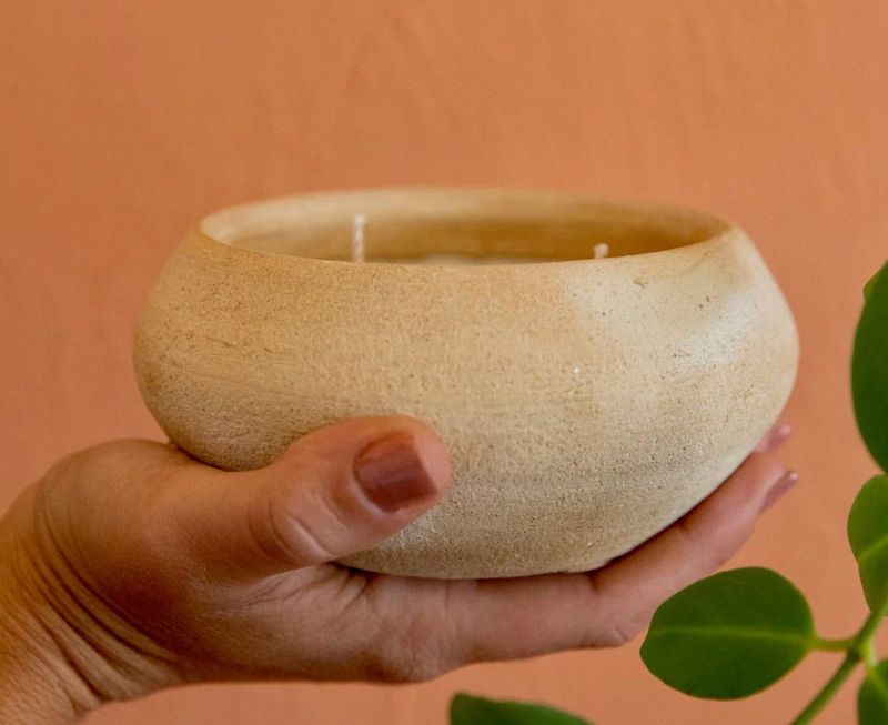 נר צח עבודת יד 500 מ״ל