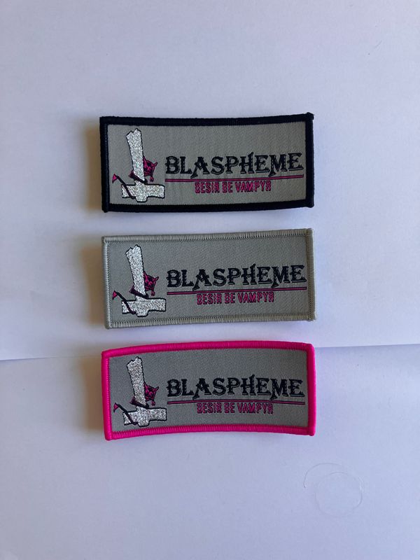 Blasphème - Désir de vampyr Woven Patch
