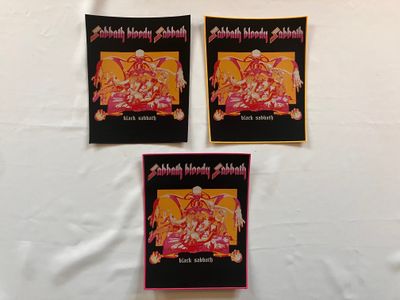 Black Sabbath - Sabbath Bloody Sabbath Woven Backpatch