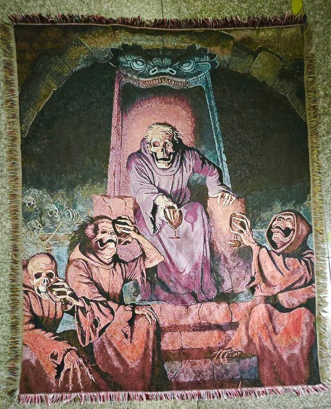 Scream Bloody Gore ​Woven Tapestry/Blanket/Rug