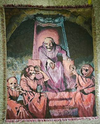 Scream Bloody Gore ​Woven Tapestry/Blanket/Rug