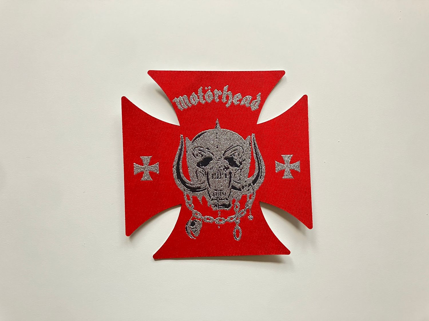 Motörhead Iron Cross cutout patch