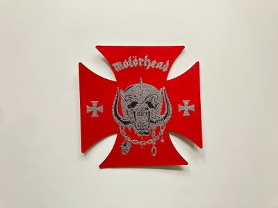 Motörhead Iron Cross cutout patch