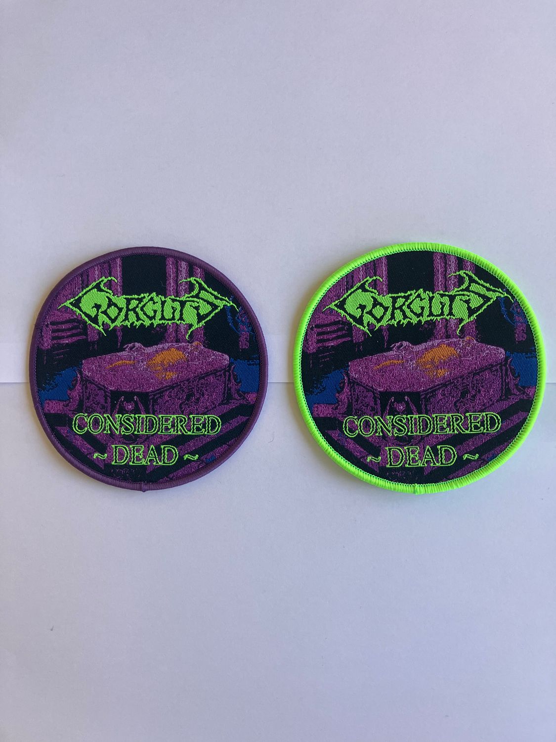 Gorguts - Considered Dead woven patch