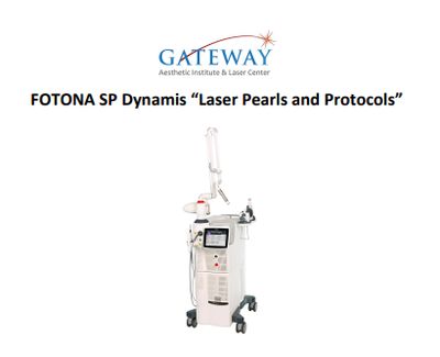 FOTONA SP Dynamis “Laser Pearls and Protocols” FOTONA SP Dynamis “Laser Pearls and Protocols”