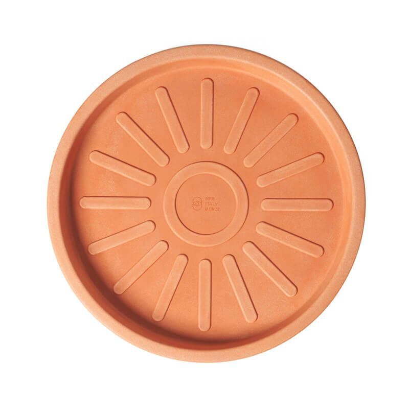 Sottovaso  LIRA tondo in resina termoplastica.