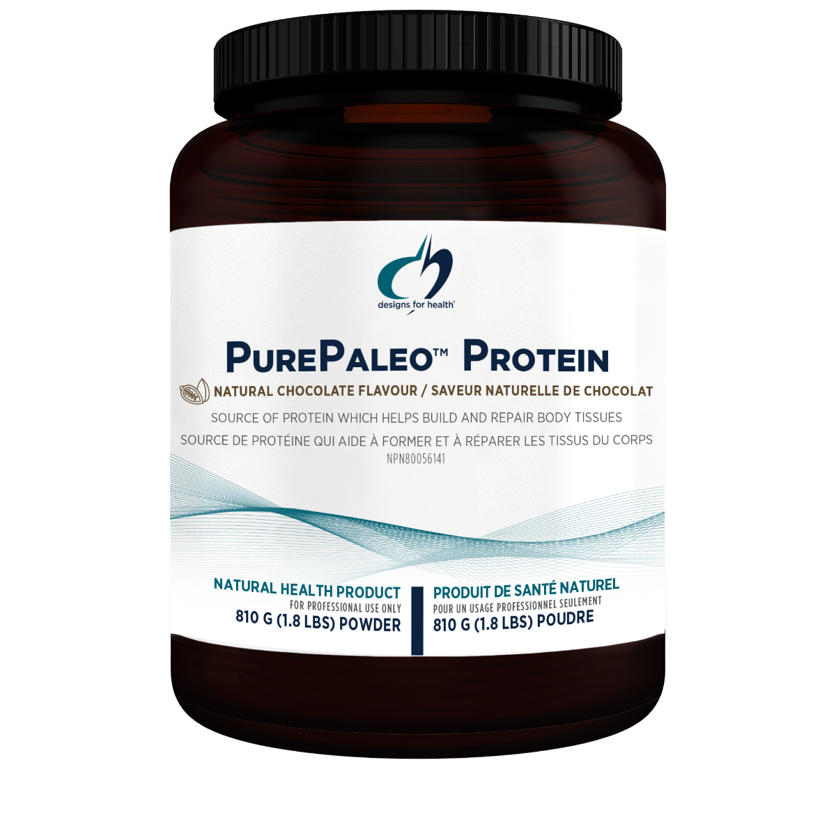 Designs for Health PurePaleo Protein Powder, Natural Chocolate