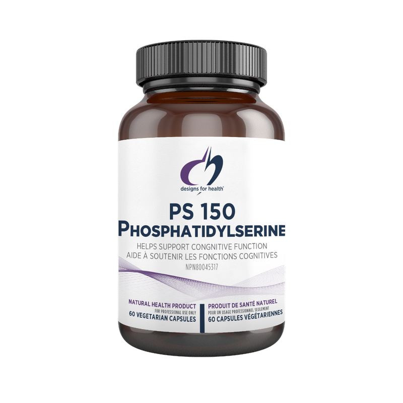 Designs for Health PS 150 Phosphatidylserine, 60 Vegetarian Capsules