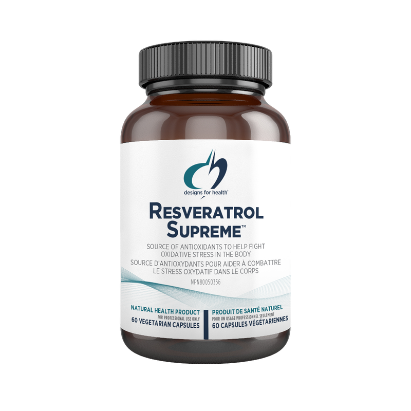 Designs for Health Resveratrol Supreme, 60 Vegetarian Capsules
