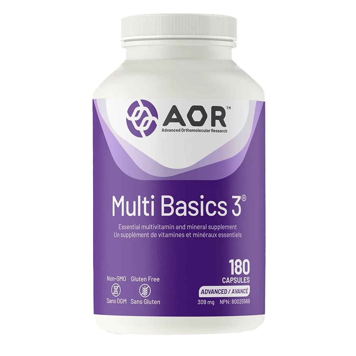 AOR Multi Basics-3 309mg 180 Capsules
