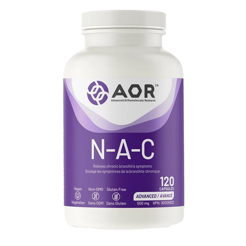 AOR N-A-C 500mg 120 Capsules