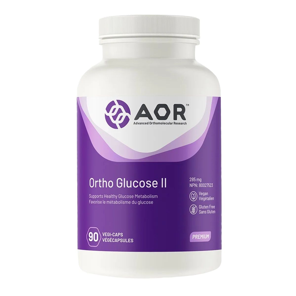 AOR Ortho Glucose II 285mg 90 Vegetarian Capsules