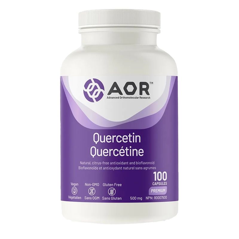 AOR Quercetin 500mg 100 Capsules