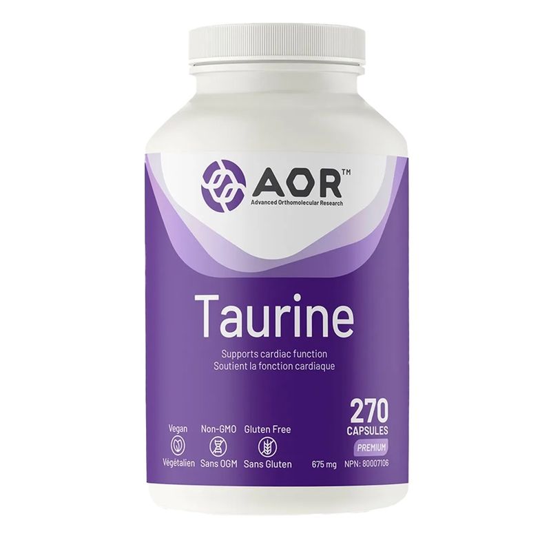 AOR Taurine 675mg 270 Capsules