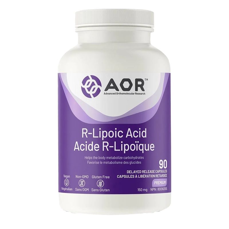 AOR R-Lipoic Acid 150mg 90 Capsules