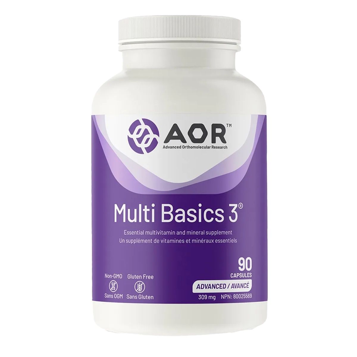 AOR Multi Basics-3 309mg 90 Vegetarian Capsules