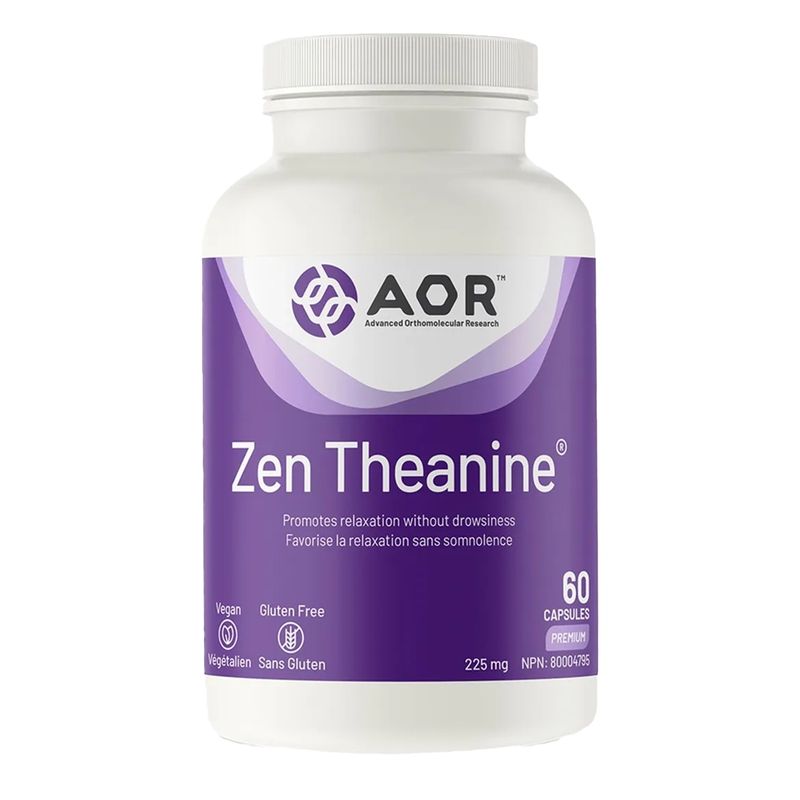 AOR Zen Theanine 225mg 60 Capsules