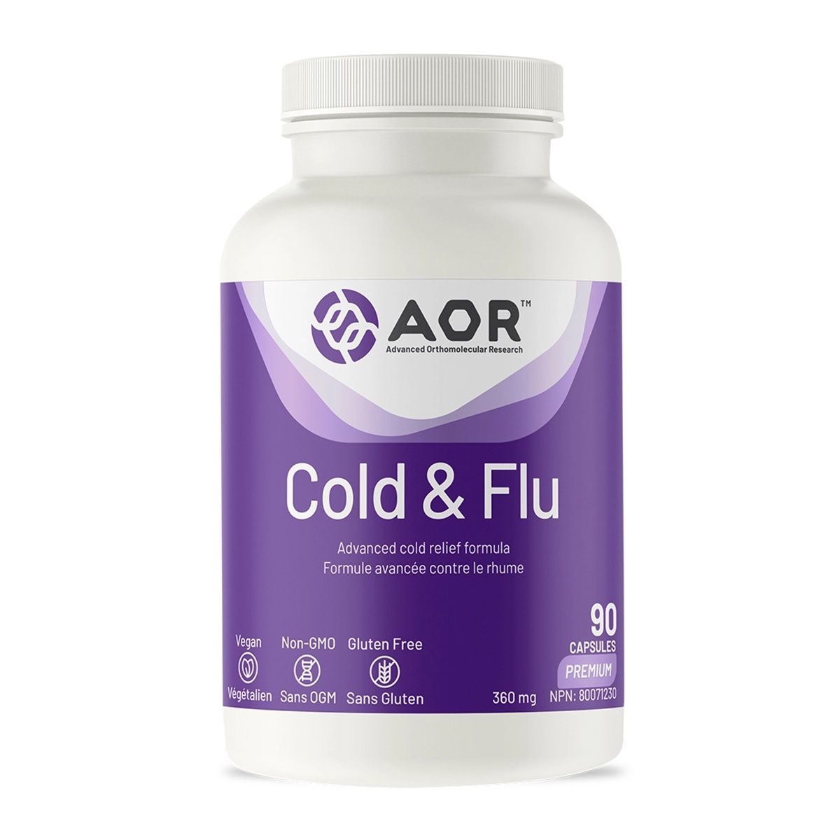 AOR Cold &amp; Flu 90 Capsules