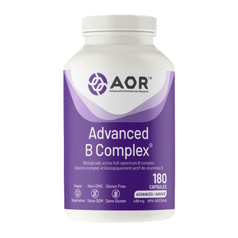 AOR Advanced B Complex 499mg 180 Capsules