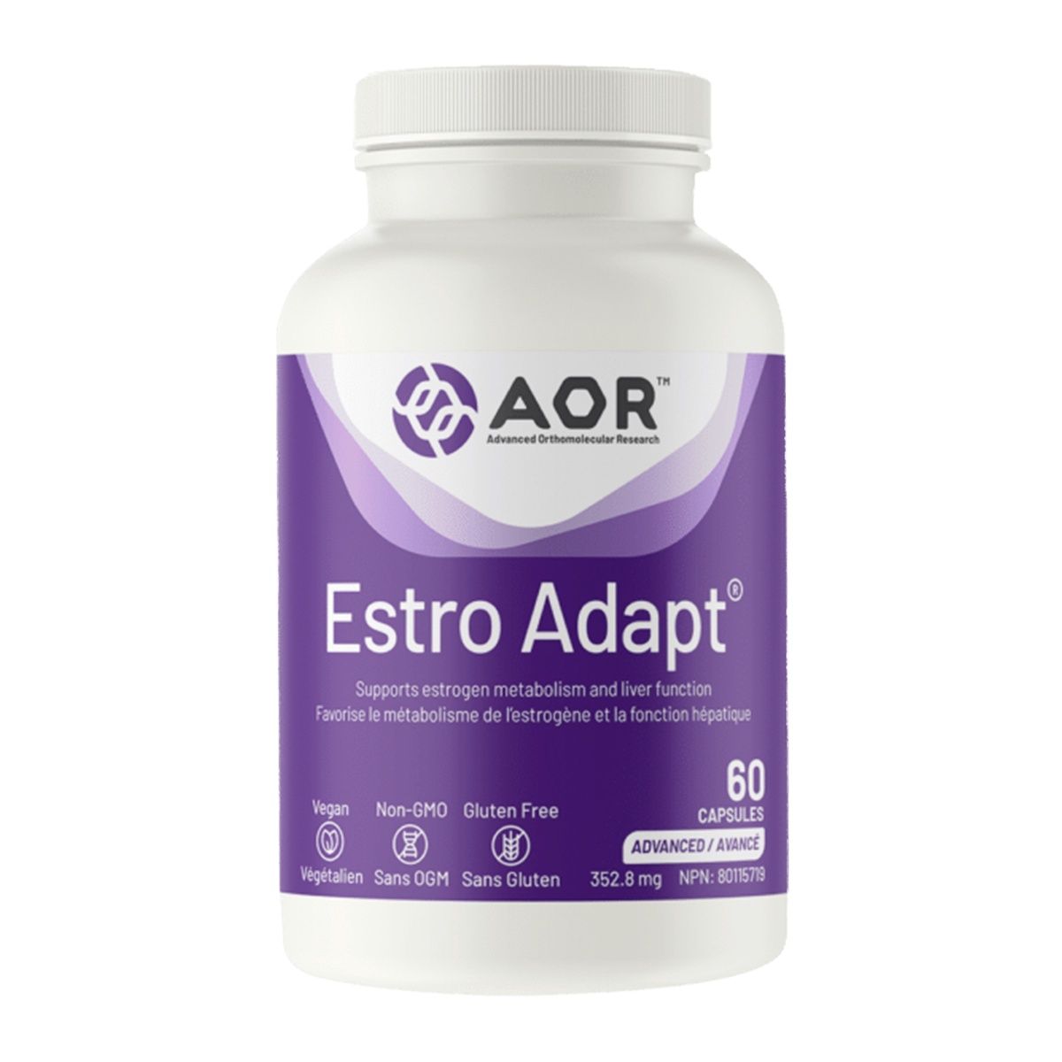 AOR Estro Adapt 352.8mg 60 Capsules