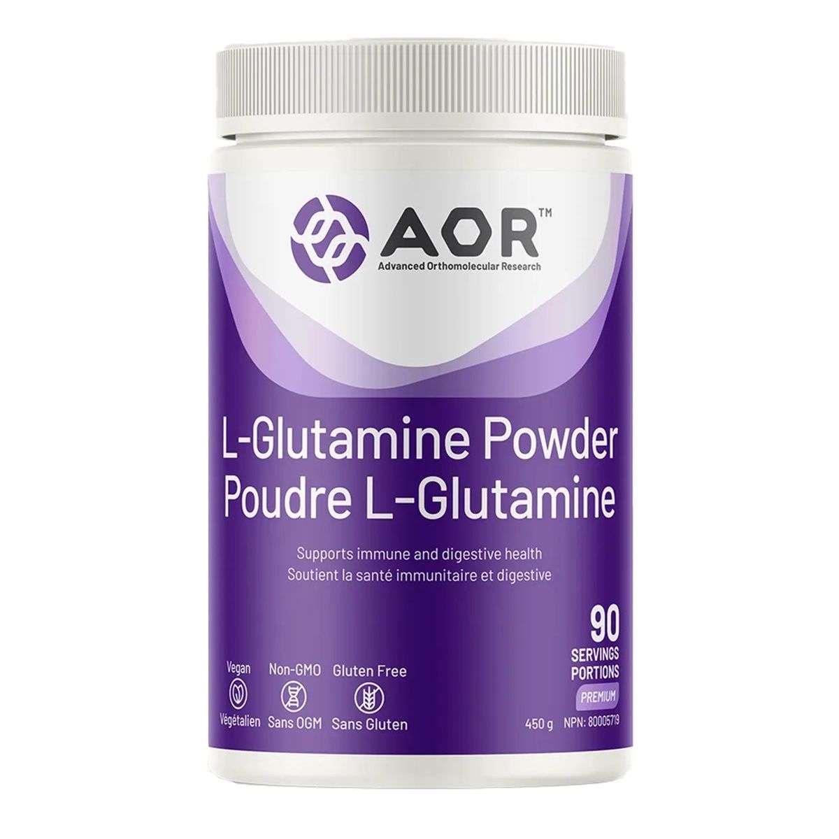 AOR L-Glutamine Powder 450g