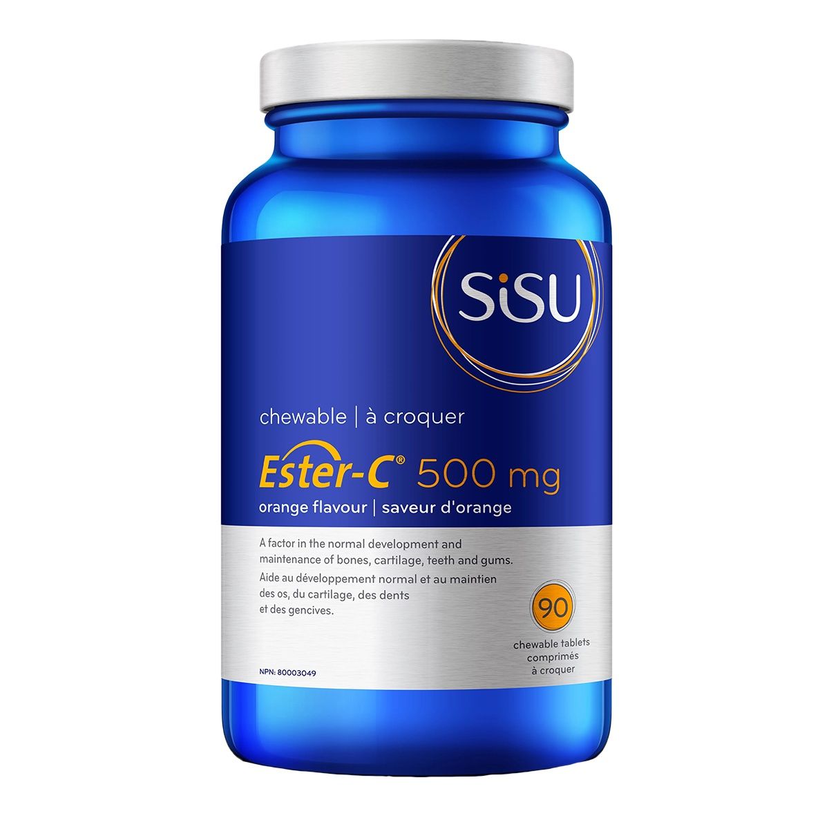 Sisu Ester-C 500mg Orange 90 Chewable Tablets