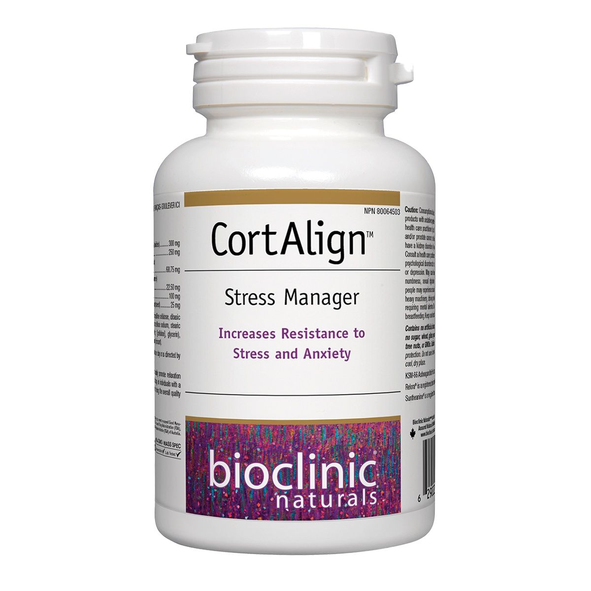 Bioclinic CortAlign Stress Manager 90 Tablets