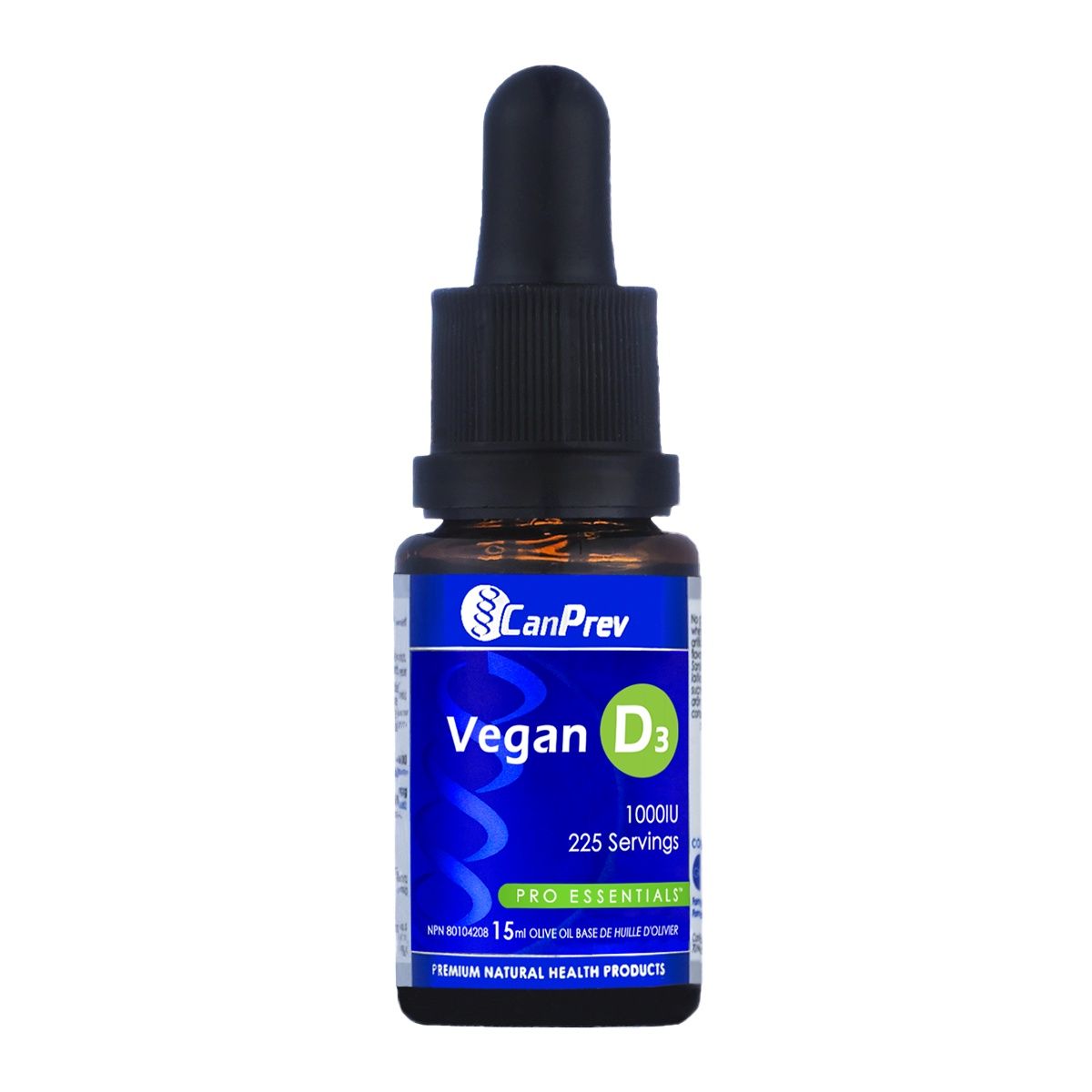 CanPrev Vitamin D3 1000IU Vegan 15mL