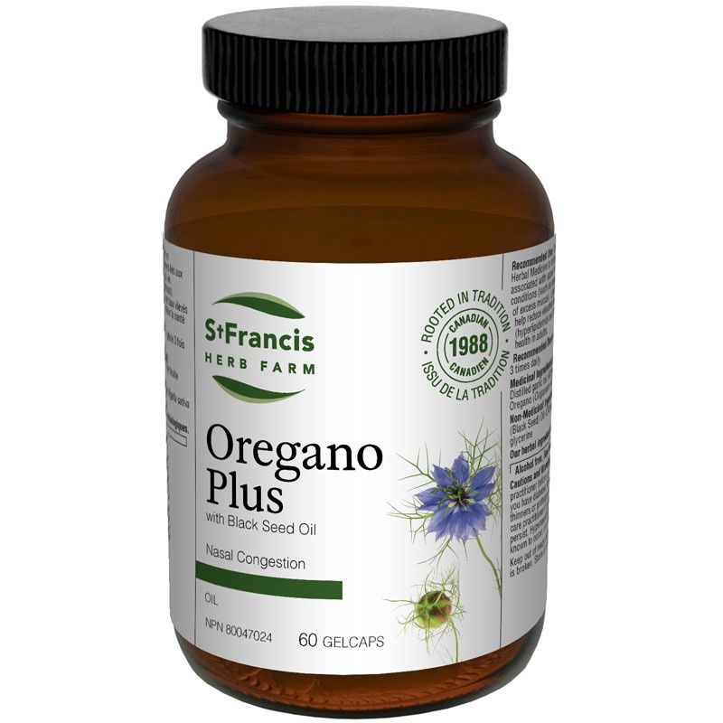 St. Francis Oregano Plus, 60 Capsules