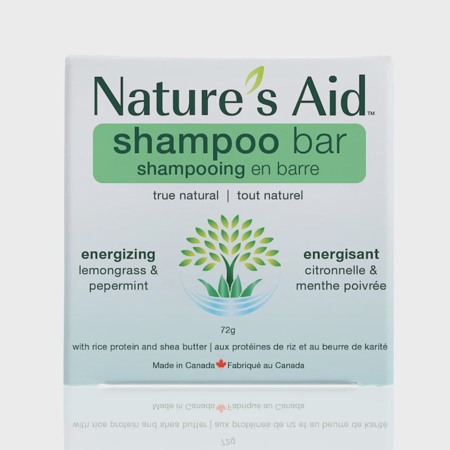 NATURE&#39;S AID SHAMPOO | 72G SOLID BARS - Energizing