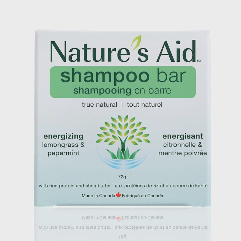 NATURE&#39;S AID SHAMPOO | 72G SOLID BARS - Energizing