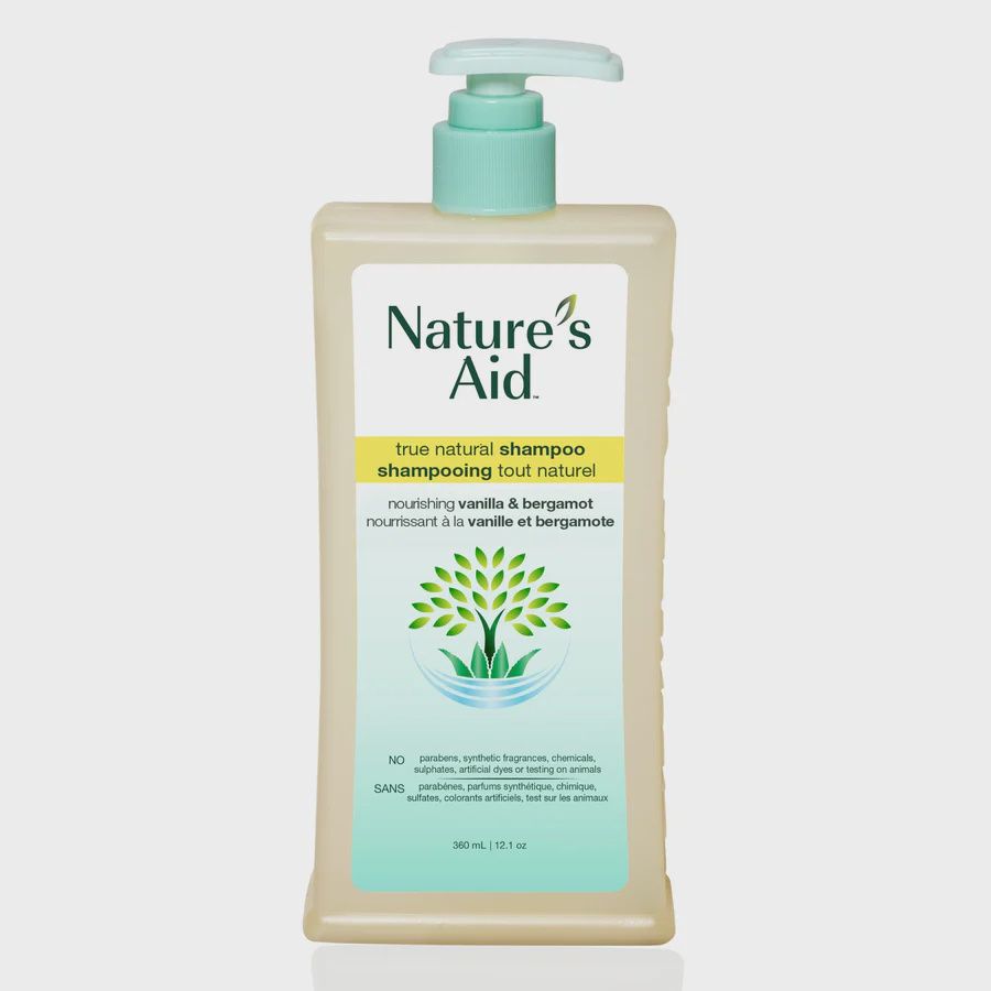 NATURE&#39;S AID SHAMPOO | 360ML - Vanilla &amp; Bergamot