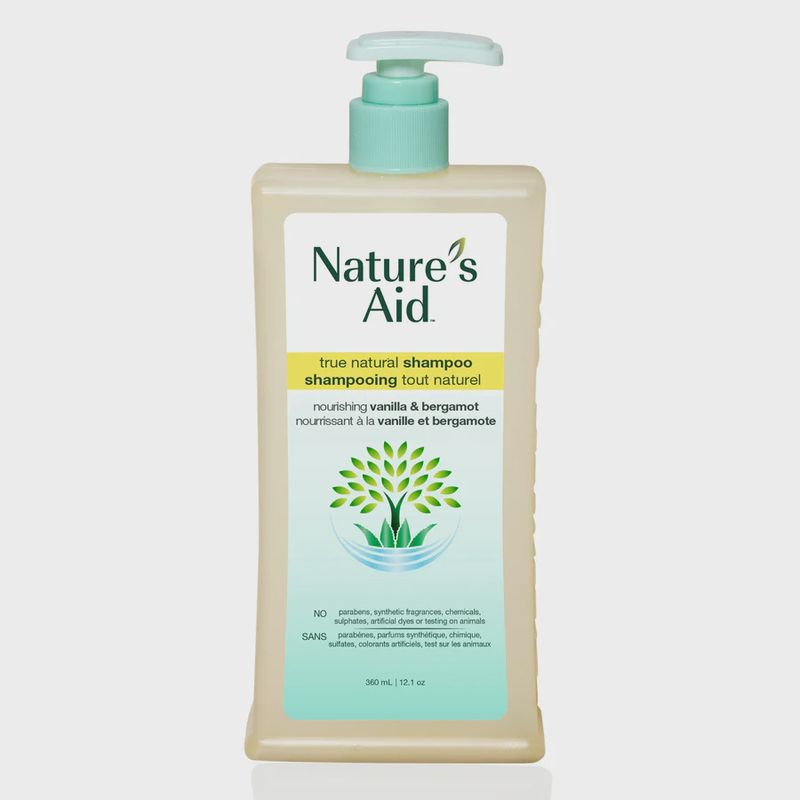 NATURE&#39;S AID SHAMPOO | 360ML - Vanilla &amp; Bergamot