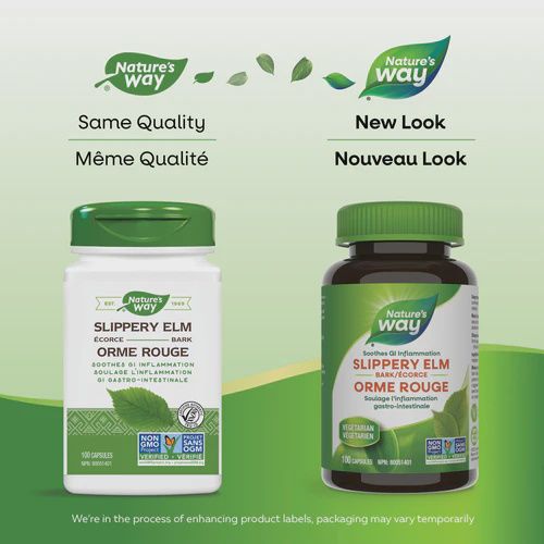 Nature&#39;s Way Slippery Elm Bark 100 capsules