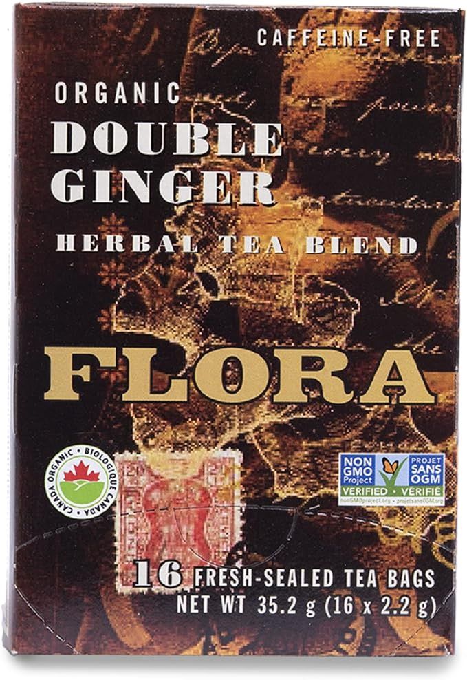 Flora Double Ginger Tea - 16 Bags