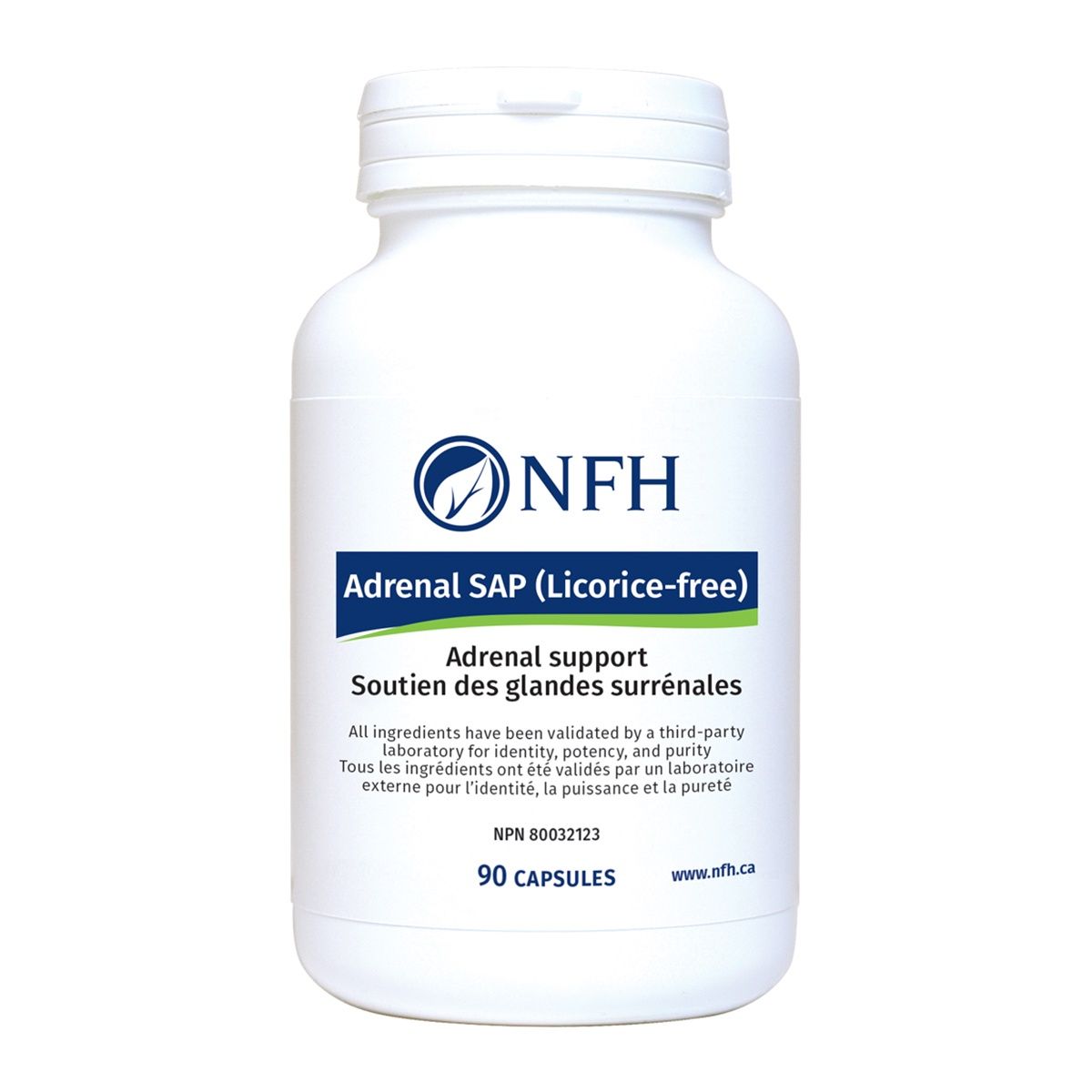NFH Adrenal SAP Licorice Free 90 Capsules