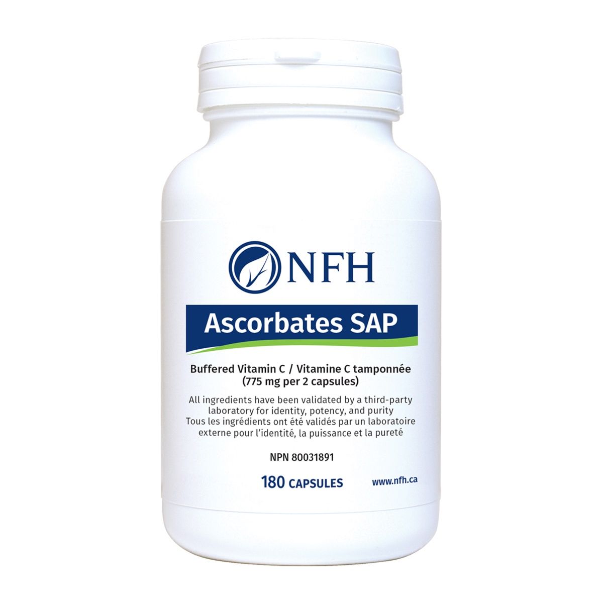 NFH Ascorbates SAP 180 Capsules