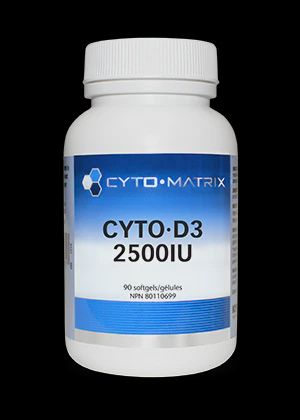 Cyto Matrix Cyto-D3 2500IU 90 softgels