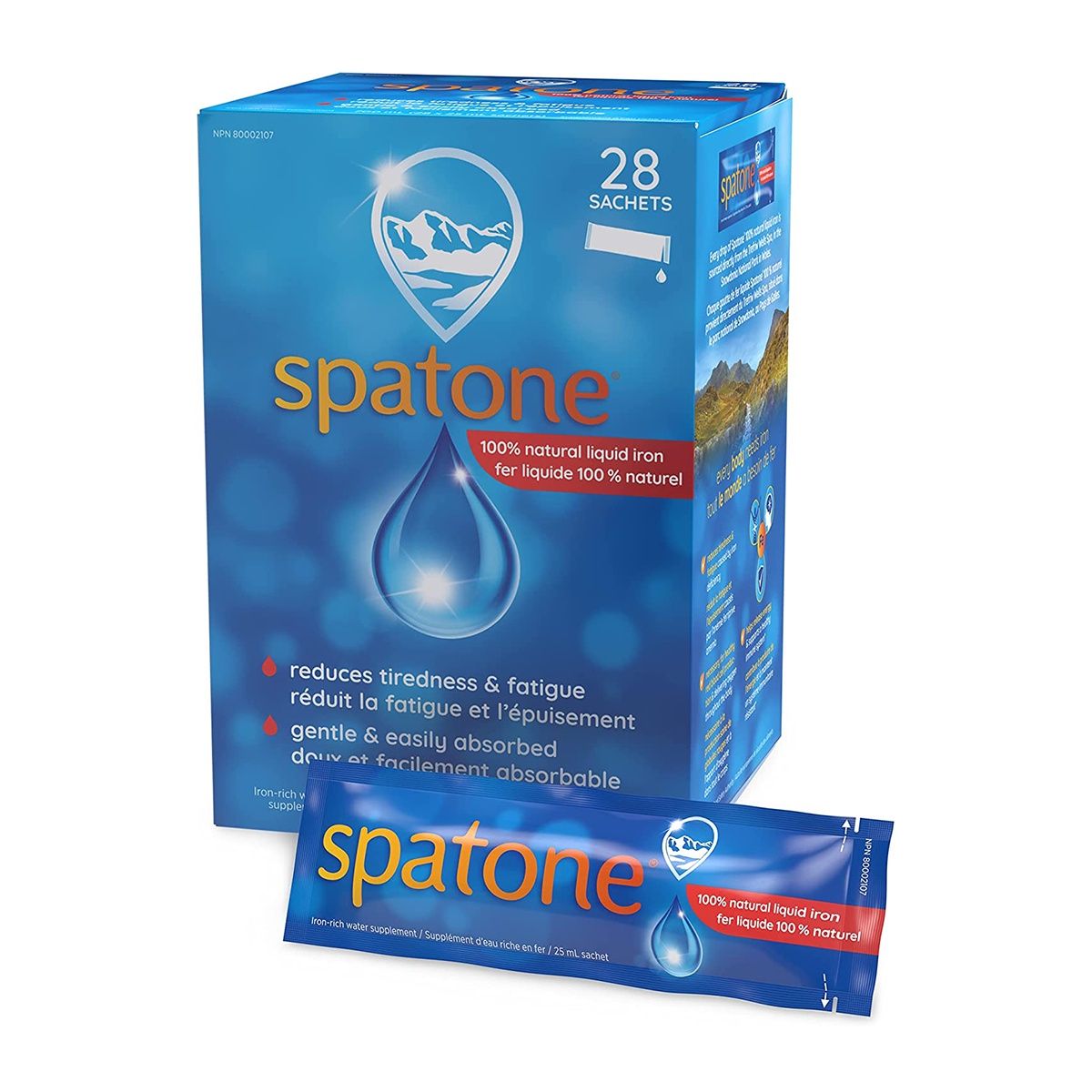 Spa Tone 100% Natural Liquid Iron 28 Servings