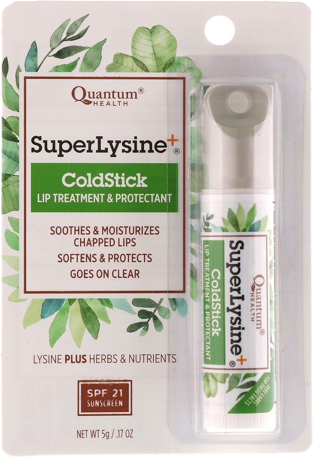 Quantum Health Super LipCare+ ColdStick with Lysine 5g