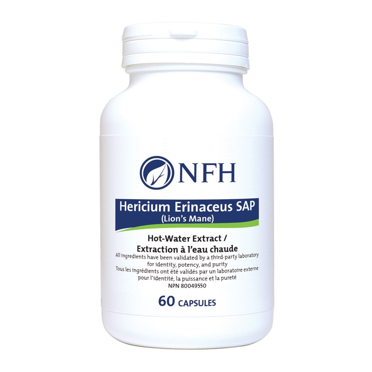 NFH Hericium Erinaceus SAP 60 Capsules