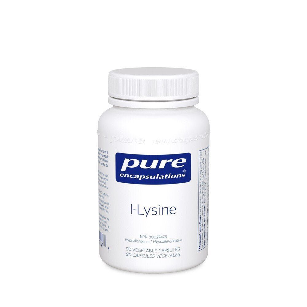 Pure Encapsulations  L-Lysine 90 Capsules