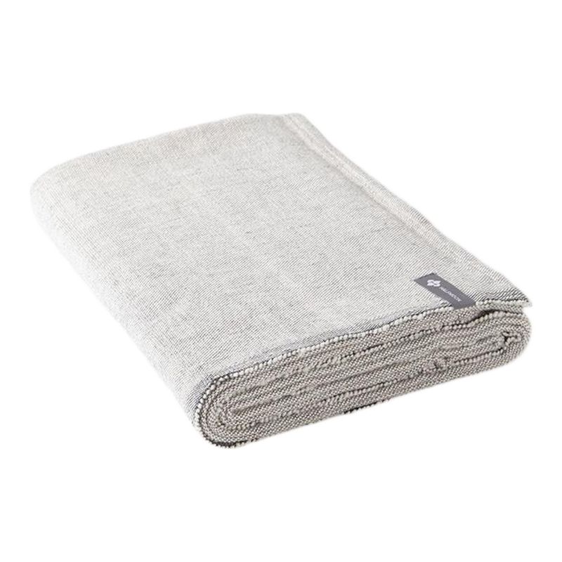 Halfmoon Cotton Yoga Blanket - Ink Weave