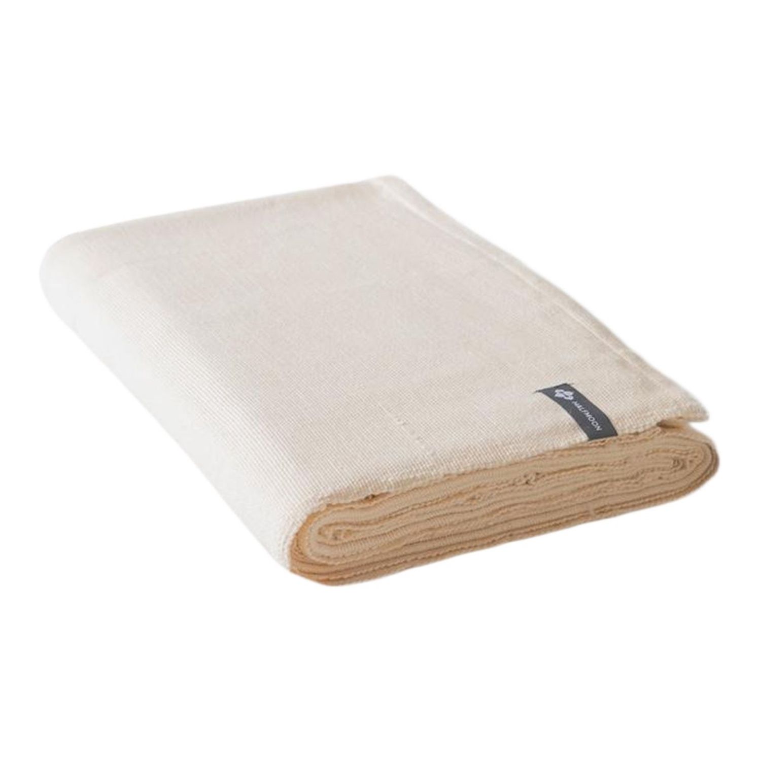 Halfmoon Cotton Yoga Blanket - Sandstone